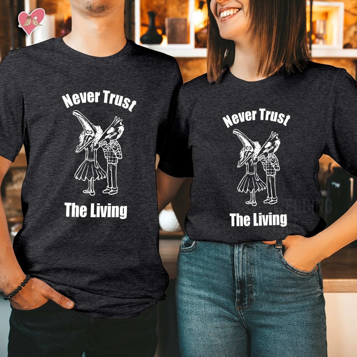 Beetlejuice Never Trust The living Halloween T shirt 3 » Cool Gifts for You - Mfamilygift